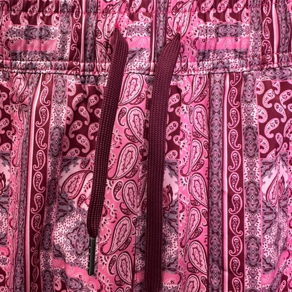 Robert Graham Drew Pink Paisley Swim Trunks Mens Medium Pinup Lining NEW